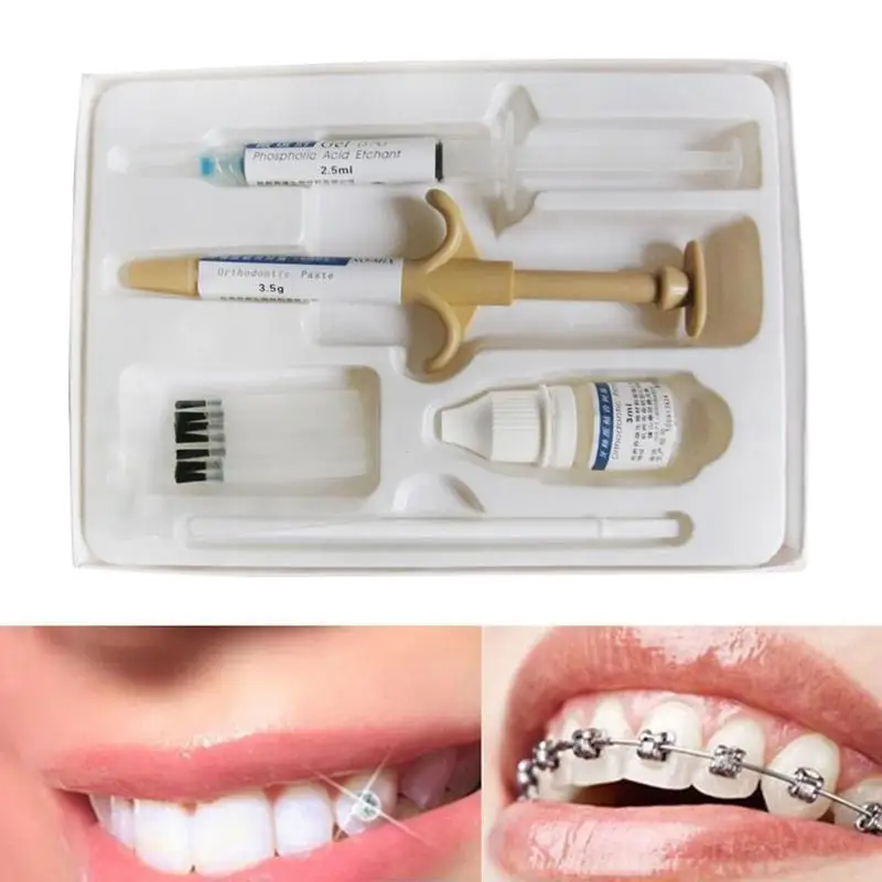 Zobni Nosilec Lepilo Nastavite Ustno Votlino Zob Oprema Za Lepljenje Zob Zdravstvena Oprema za Nego zob Ortodontskega Accessor G3N4