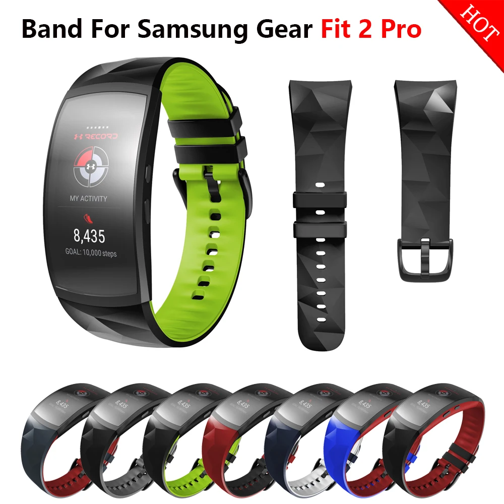 Šport Zamenjava manžeta Za Samsung Prestavi Fit 2 Pro Band Luksuzni Silikonski Watchband Za Samsung Fit2 SM-R360 Trak Anti-izgubil