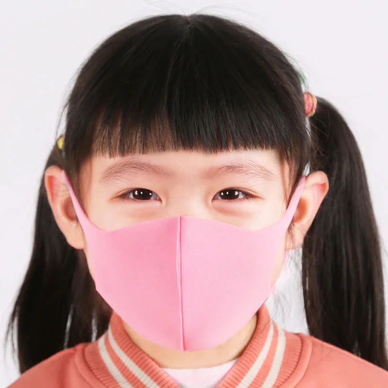 12PCS Otroci Usta Masko Bombaž Mešanica Proti Prahu Nos Zaščito Obraza, Ust Masko Moda za Večkratno uporabo Barve, Maske za Dekle Fantje Stroj