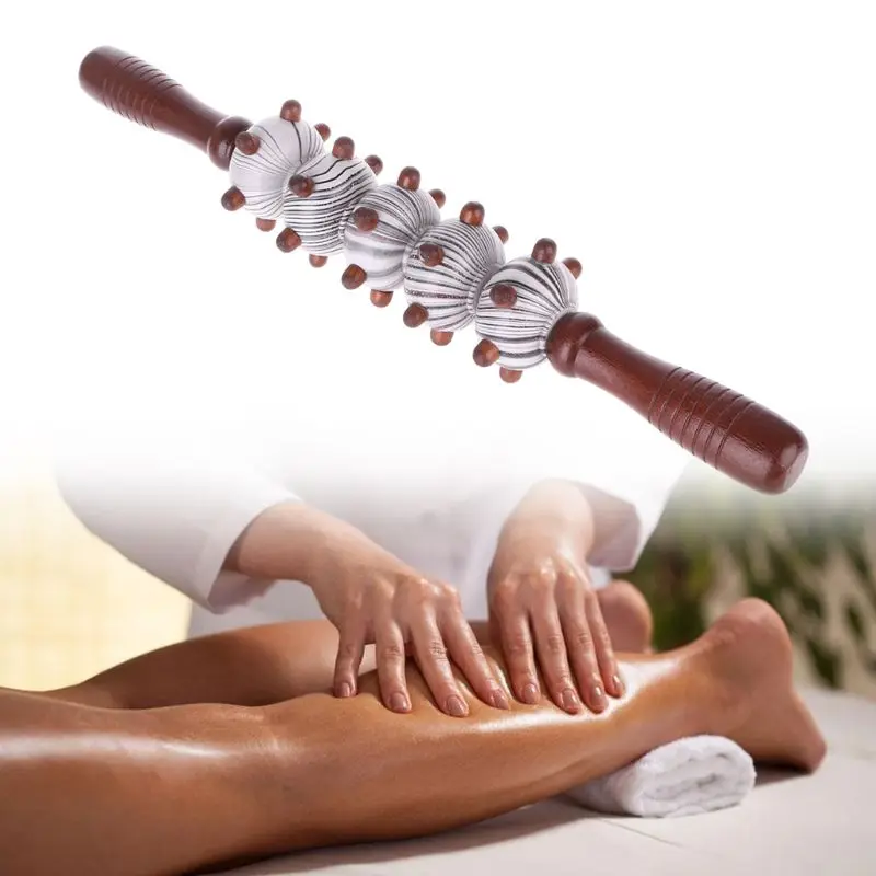 1PCS Lesa Masaža Palico Roller Massager orodje Reflexology Strani Stopala, Terapija polno