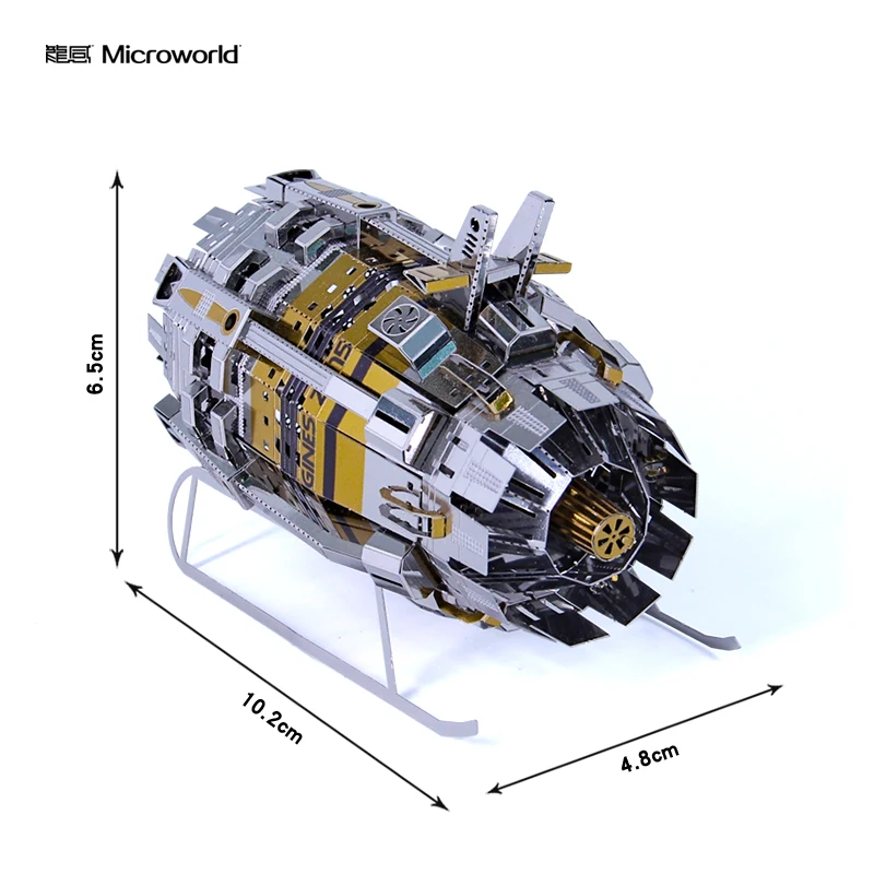 2019 Microworld model 3D kovinski puzzle Moč Motorja pralni Model DIY Lasersko Rezanje Jigsaw Model darilo Za odrasle in otroke, Igrače