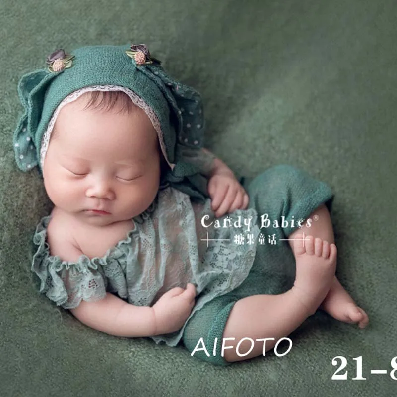 2019 Novorojenčka Fotografija Rekviziti Otroške Obleke Klobuk Zajček Bonnets Set Oblačila Bebes Fotografia Pribor Studio Posname Fotografijo Prop