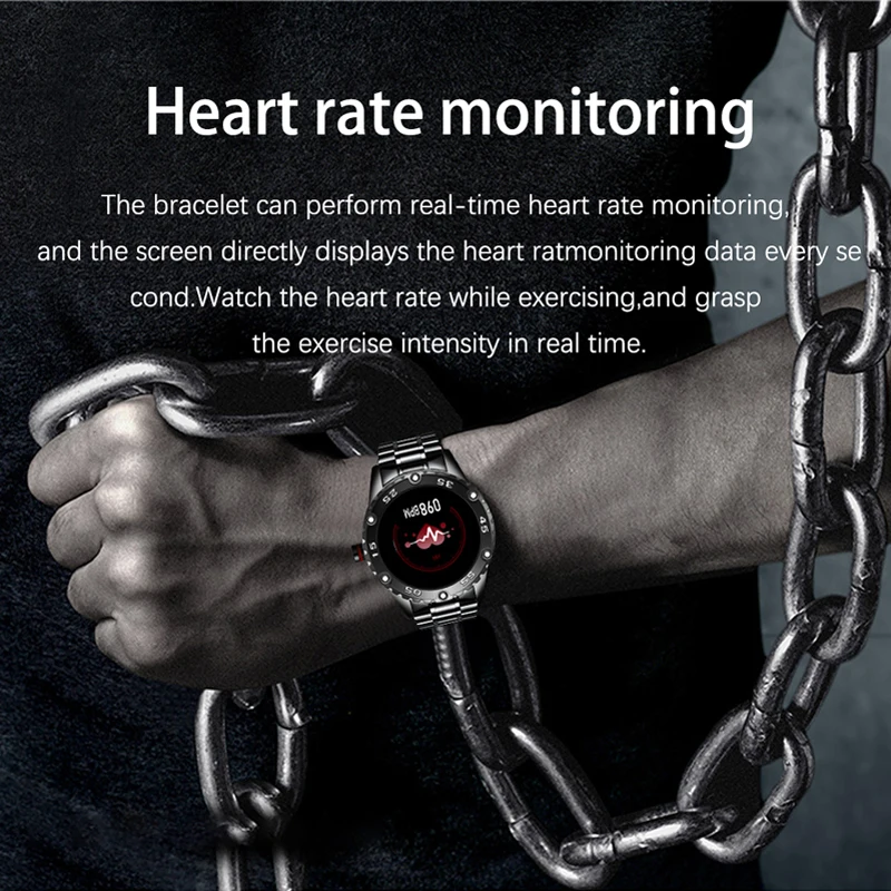 2020 Jekla pasu luksuzni Digitalni Watch Moški Šport Ure Srčni utrip, krvni tlak Moški Zapestje Gledati Za Moške Uro ročno uro+box