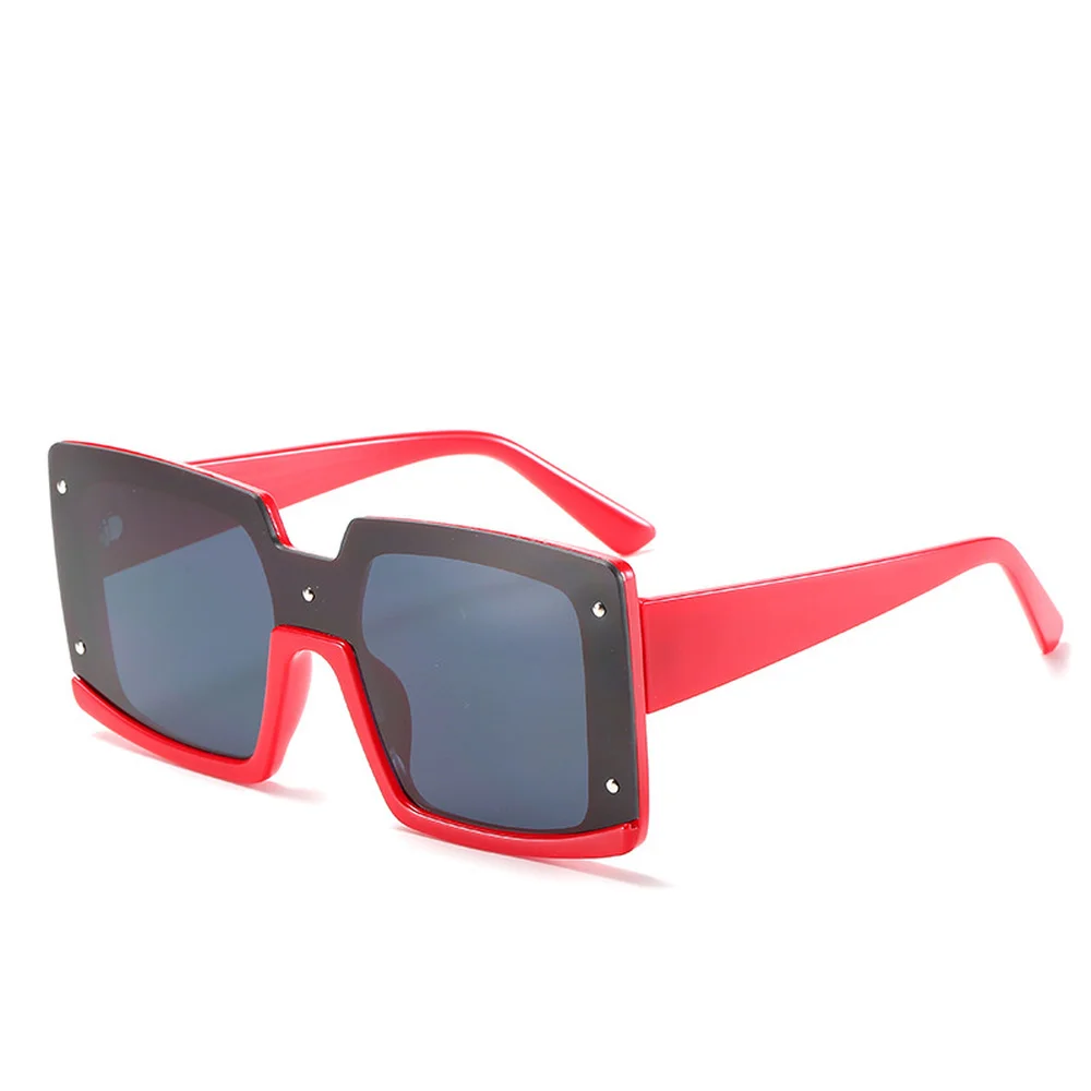 2020 Novim Velikim Okvirjem Kvadratnih Moški Ženske sončna Očala Pisane Enem Kosu Objektiv Eye Glasses Debel Okvir Zakovice Buljiti UV400 Odtenki Oculos