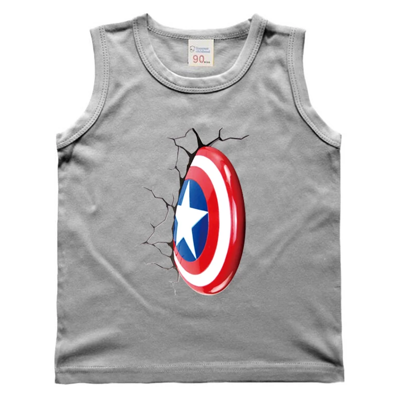 2020 Poletje otroci T-shirt za Boy Oblačila Maščevalec Fantje T Shirt Obleko Captain America Superheroj 3D Tiskanih T Shirt Oblačila