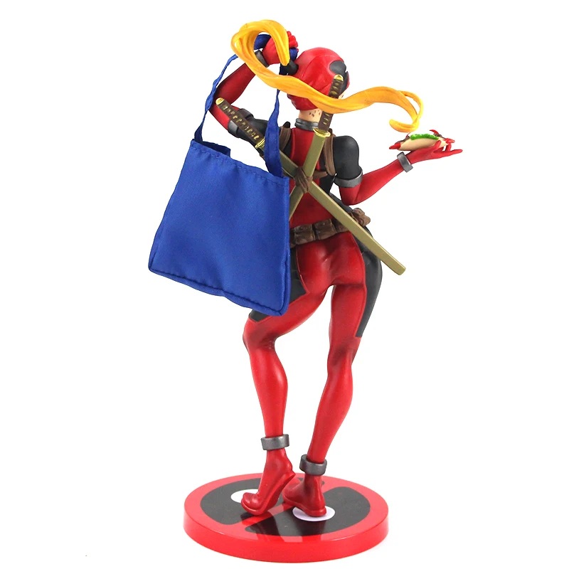 24 cm Zemlje 3010 Lady Deadpool Wanda Wilson Limited Edition Deadpool PVC Dejanje Slika Zbirateljske Model Igrača