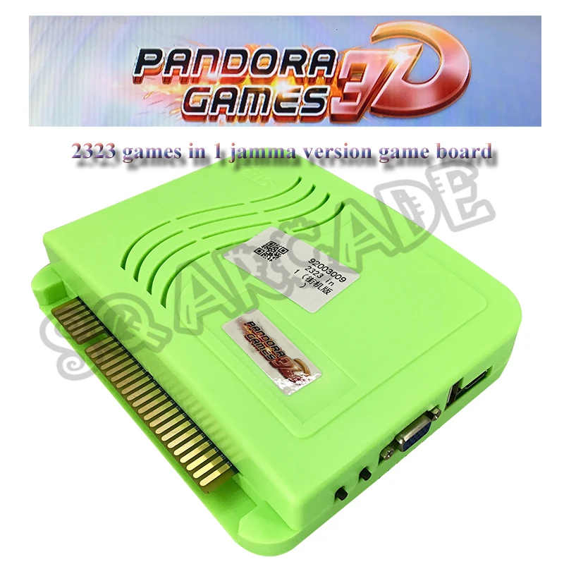 2pcs/veliko Pandora 3D Igre, Arkadne Igre Krovu 2323 v 1 Jamma Različico Podporo 3p 4p Igra HDMI VGA Izhod za kovance Pralni