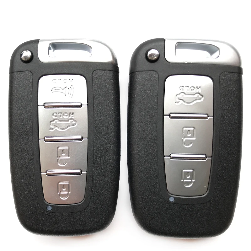 3/4 Gumb Pametni ključ Primeru Za KIA Forte Sportage K2 K5 Za Hyundai Genesis Coupe Sonata ix35 Nadomestni Avto ključ Fob lupini pokrov