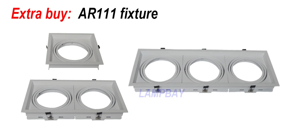 (4 Pack) Brezplačna Dostava LED AR111 COB žaromet 15W 1500LM G53 z dodatnim voznik 85-265V replace, da 150W žarnica Zatemniti
