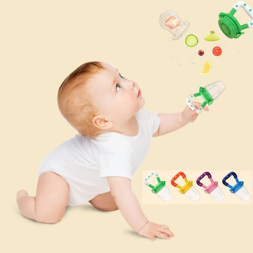 50pc/veliko Baby Cucla Silikonski Sveže Sadje Mleko Nibbler Hranjenje Hrane Napajalni Varno Otroci Dobave Nastavek Cucelj Cucla Steklenice