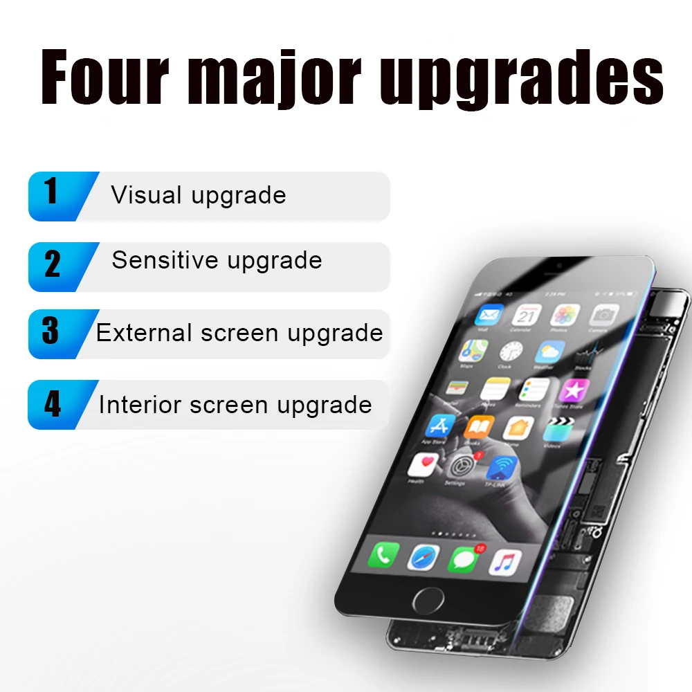 AAAA Razred Za iPhone 6 6S 6Plus 6SPlus LCD Z Odlično 3D Zaslon na Dotik, Računalnike Zbora Za iPhone6 6S 7 Zaslon Pantalla