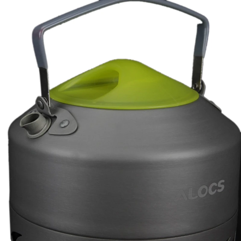 ALOCS Prenosni Aluminijevega Oksida Prostem Kampiranje Piknik Lonec Čajnik Vode grelnik vode Za 0,9 L