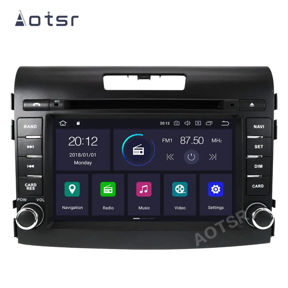AOTSR 2 Din avtoradio Coche Android 10 Za Honda CRV 2012 - 2016 Centralne Multimedijski Predvajalnik, GPS Navigacija 2Din DSP IP Autoradio