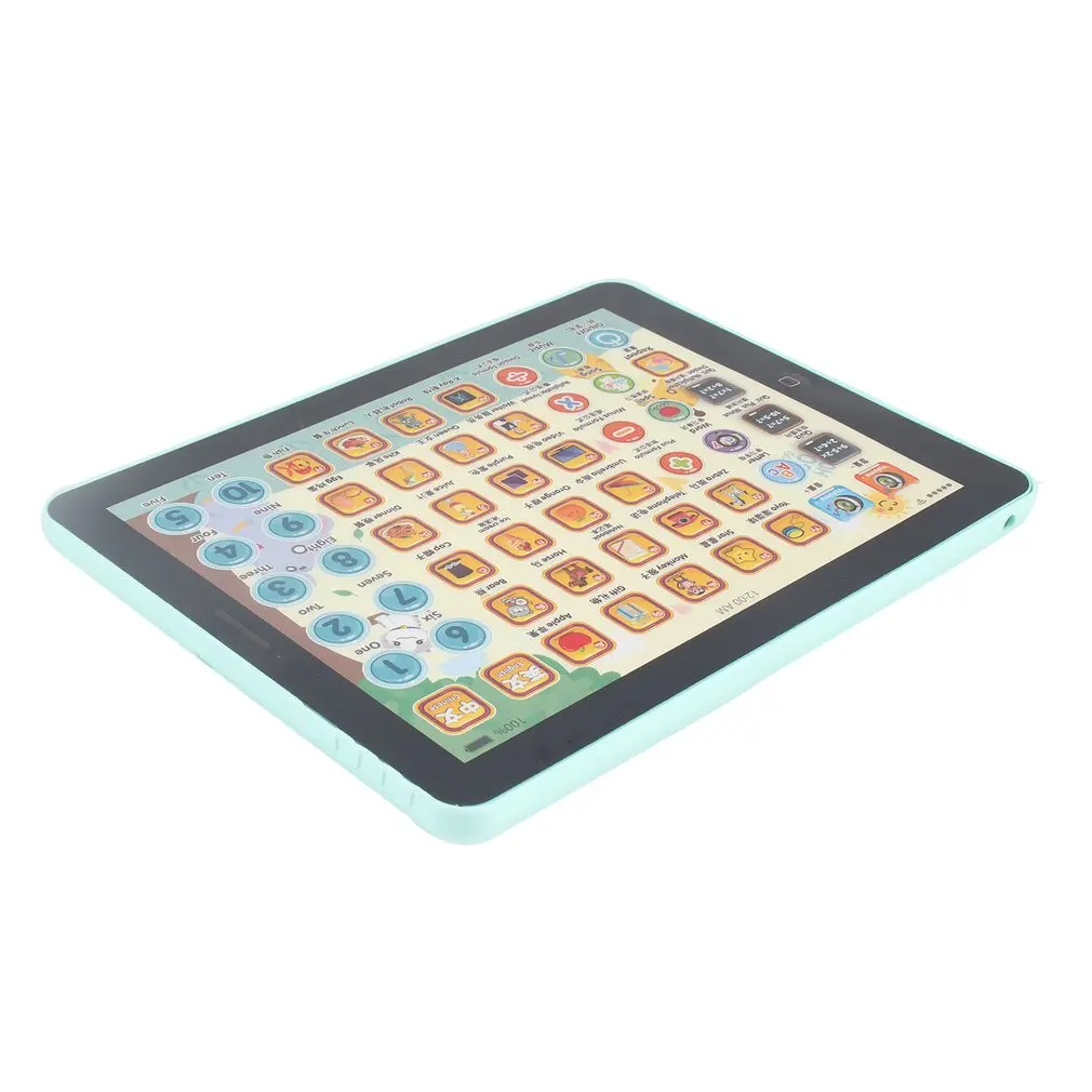 Baby-Otroci Touch-Pad Tablet Izobraževalne Igrače, Digitalni Pralni Zgodnjega Učenja Branje angleških Kitajščina za Otroke Tablet Infantil