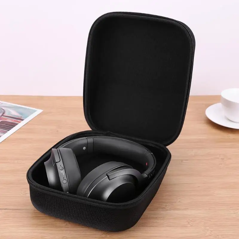 Black Težko EVA Slušalke Shranjevanje Primeru Trajne Potovanja Nosijo Polje za Sennheiser HD598 HD600 HD650 Slušalke