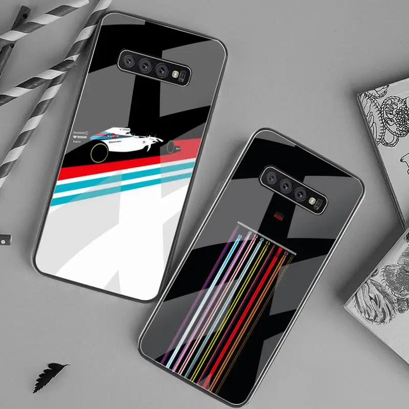 Dabieshu Za Formula 1 Racing F1 Mehko Telefon Primeru Capa Kaljeno Steklo Za Samsung S20 Plus S7 S8 S9 S10 Plus Opomba 8 9 10 Plus