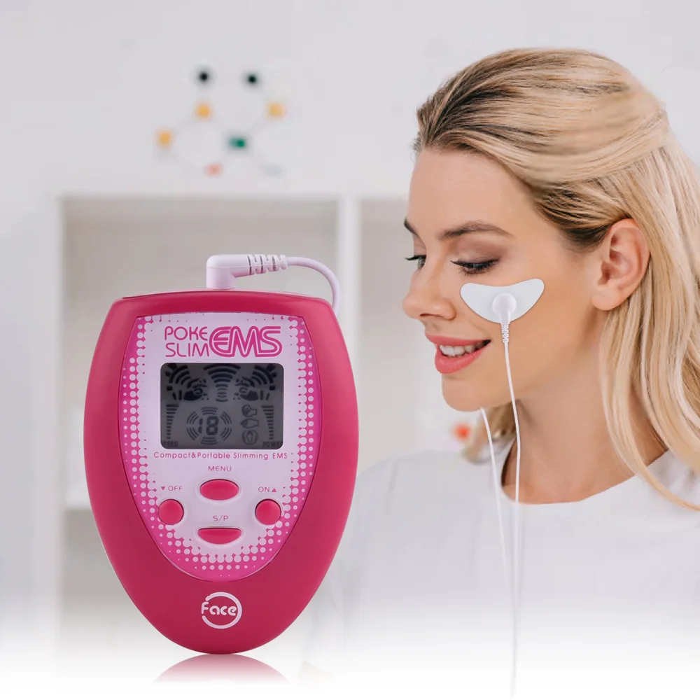 Drobne EMS Masaža Obraza ABS Elektronska Stimulacija Mišic Massager Elektroda Obraz Nalepke Lice Nalepka