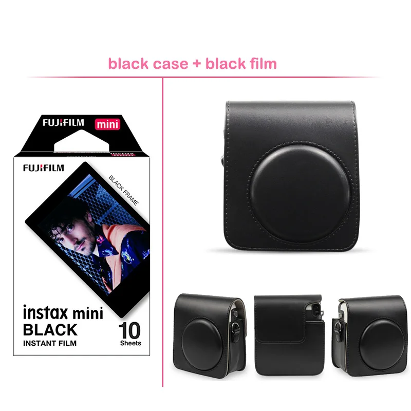 Geniune Fujifilm Instax Mini Instant Barvni Film z Zaščitno PU Usnje za Fotoaparat torba Torba za Fuji Instax Mini 70 Kamera