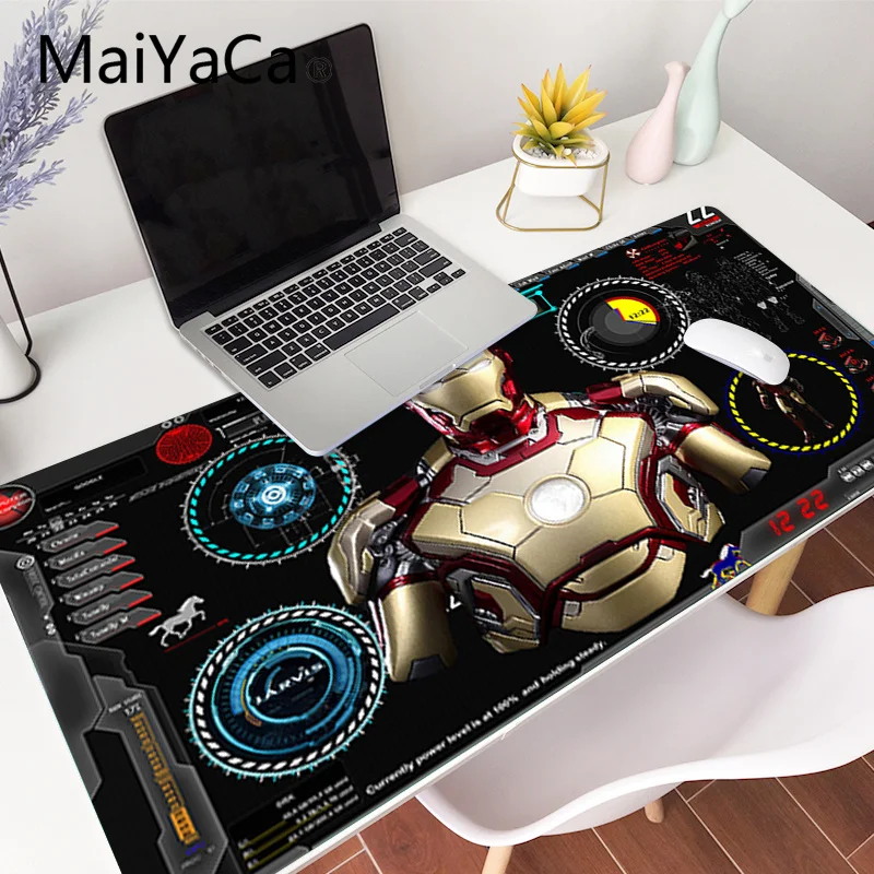 Iron Man mouse pad igralec 800x400x3mm notbook miško mat Nov prihod gaming mousepad velike debele tipke miške xxl PC desk padmouse