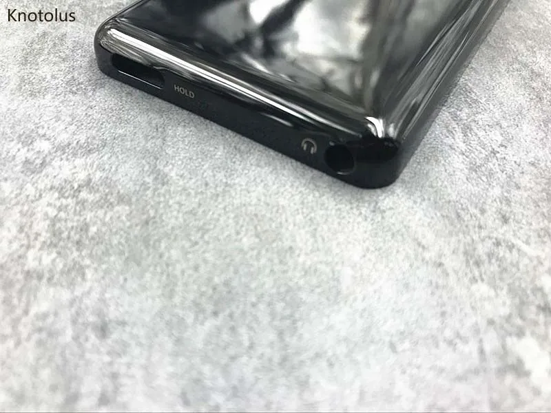 Knotolus black metal spredaj faceplate z black metal nazaj stanovanj primeru kritje za iPod 6. 7. gen classic 80gb 120gb 160gb