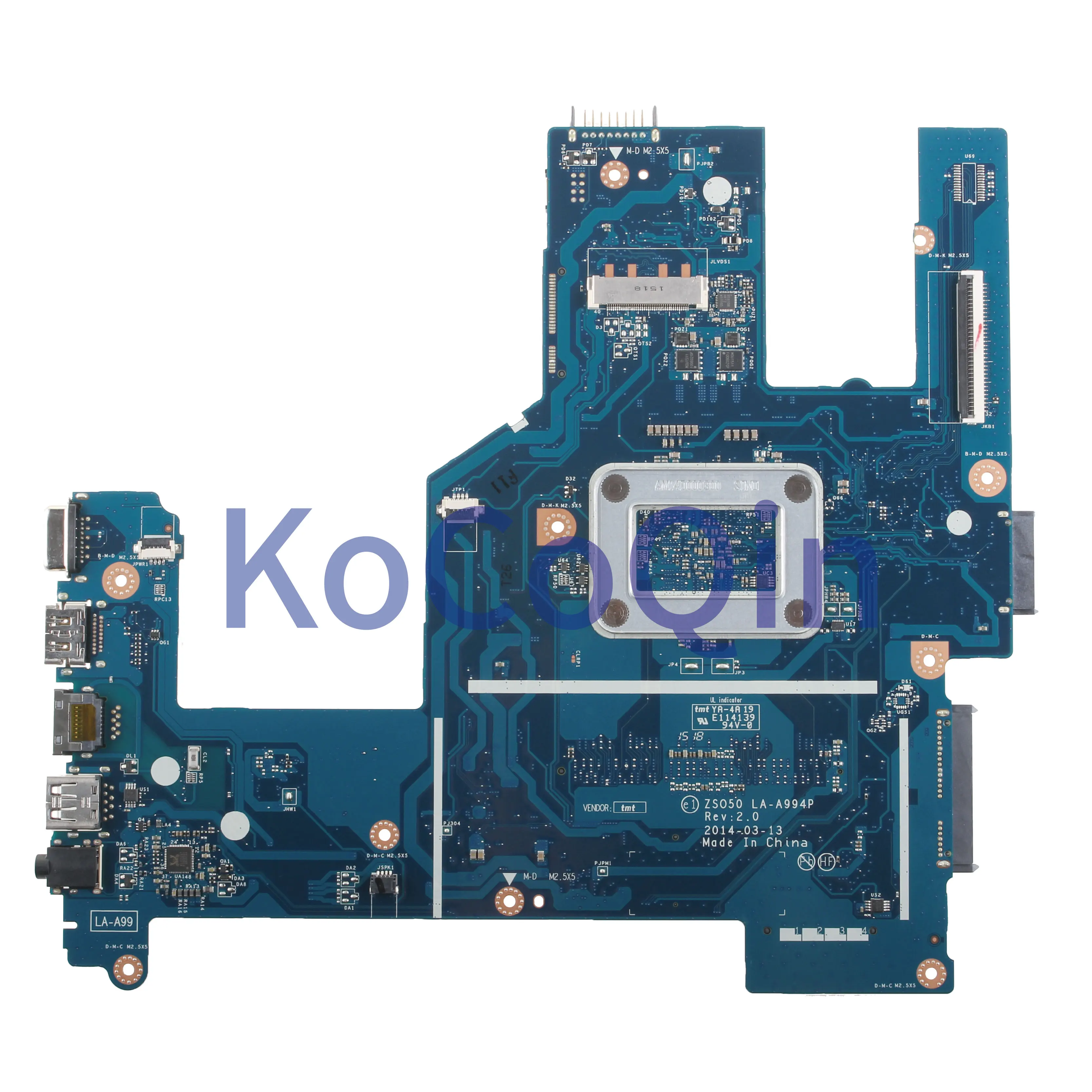 KoCoQin Prenosni računalnik z matično ploščo Za HP Par 15-R 15T-R 250 G3 Jedro N2840 SR1YJ Mainboard ZS050 LA-A994P 789460-001 789460-501 preizkušen