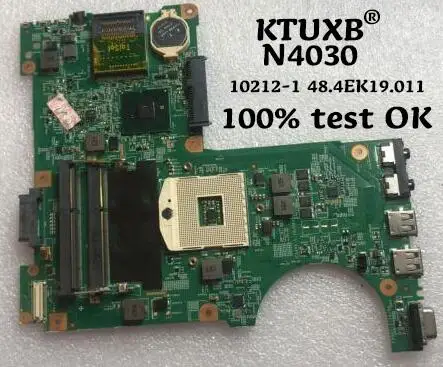 KTUXB 10212-1 48.4EK19.011 matično ploščo za DELL N4030 zvezek motherboard CN-0H38XD PGA989 HM57 DDR3 test delo