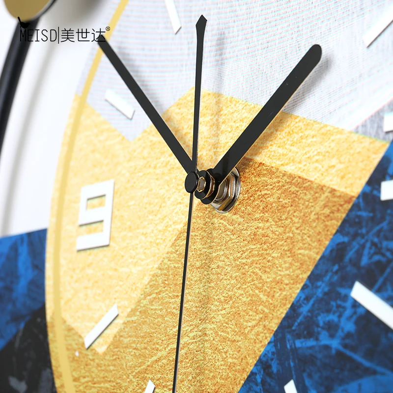 MEISD blagovne Znamke Kovine Kakovosti Watch Velik Dekorativni Quartz Ure Tiho Dnevna Soba Horloge Velike Oblikovalec Wall Art Brezplačna Dostava