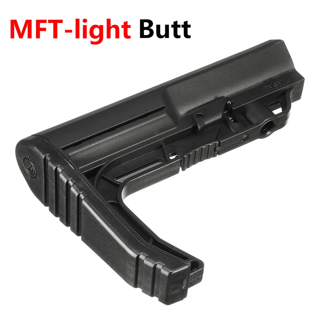 MFT Tan/Black Naloga Minimalističen Lov Nastavljiv Parka M4 Rep Imetnik Post Podpornik za Pištolo Voda Bombe Dodatki