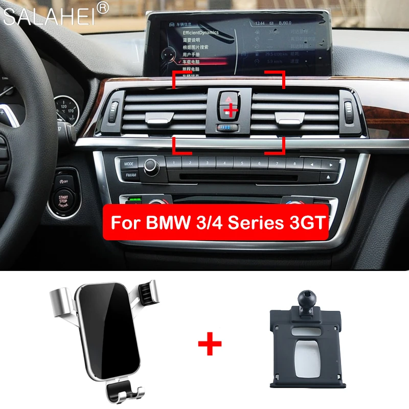 Mobilni Telefon, Držalo Za BMW 3 4 3GT Serije Zraka Vent Vesa GPS Telefon Imetnik Posnetek Stati v Avto Notranja Oprema