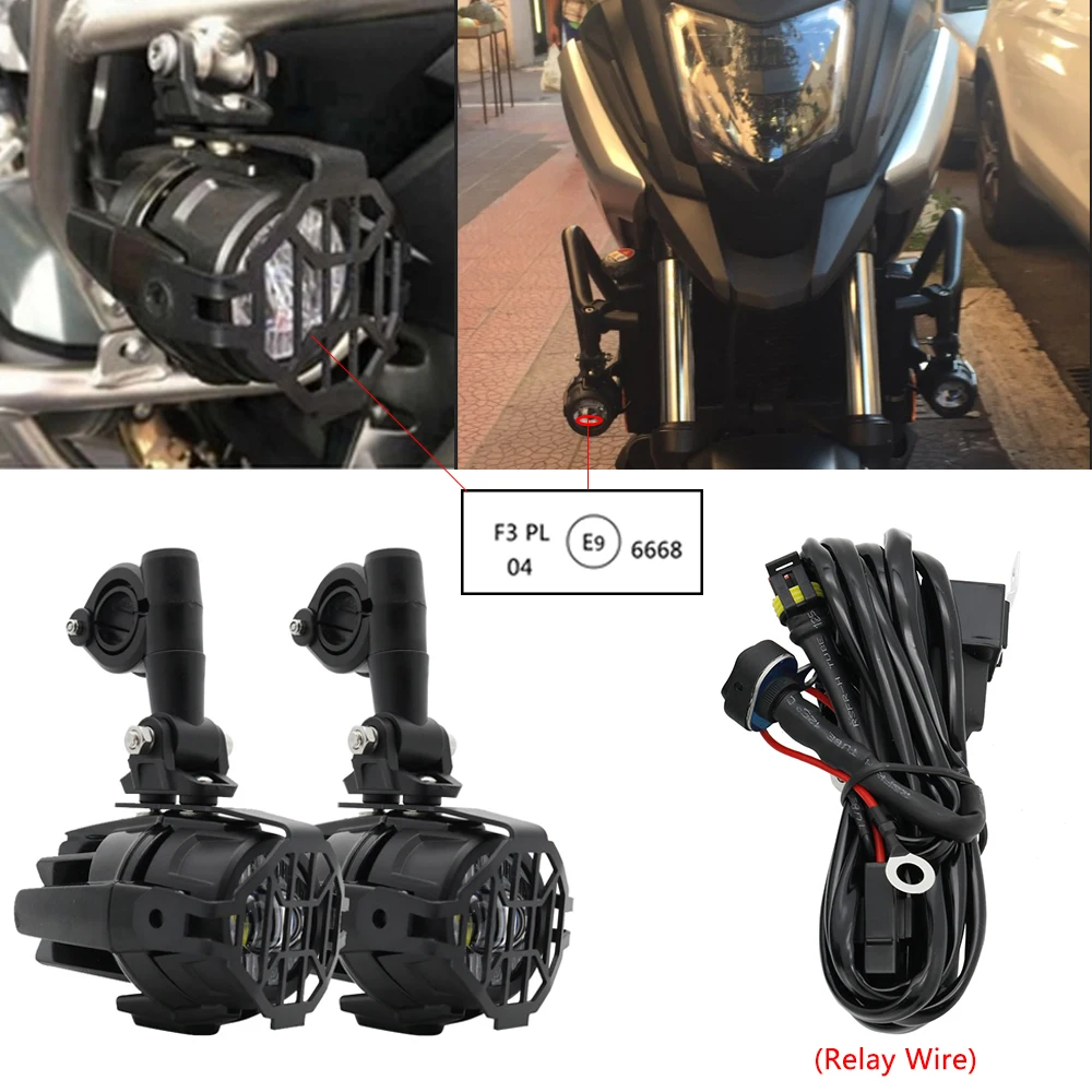 Najbolje Prodati Par Univerzalno motorno kolo LED Pomožne Luči za Meglo Assemblie Vožnje Lučka 40W Smerniki Za BMW Motorrad R1200G