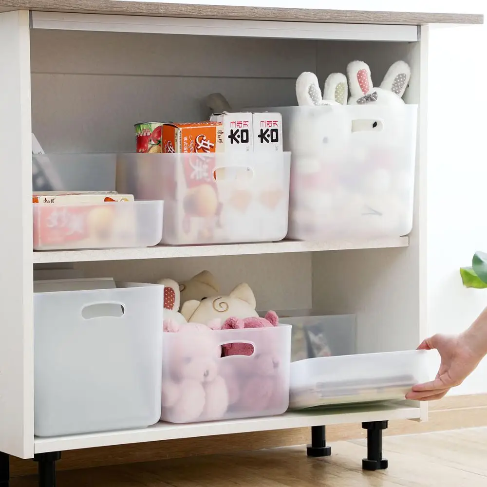 Namizje škatla za shranjevanje gospodinjski prozorno plastično prigrizek igrače za shranjevanje kuhinjske ostanke sortiranje polj