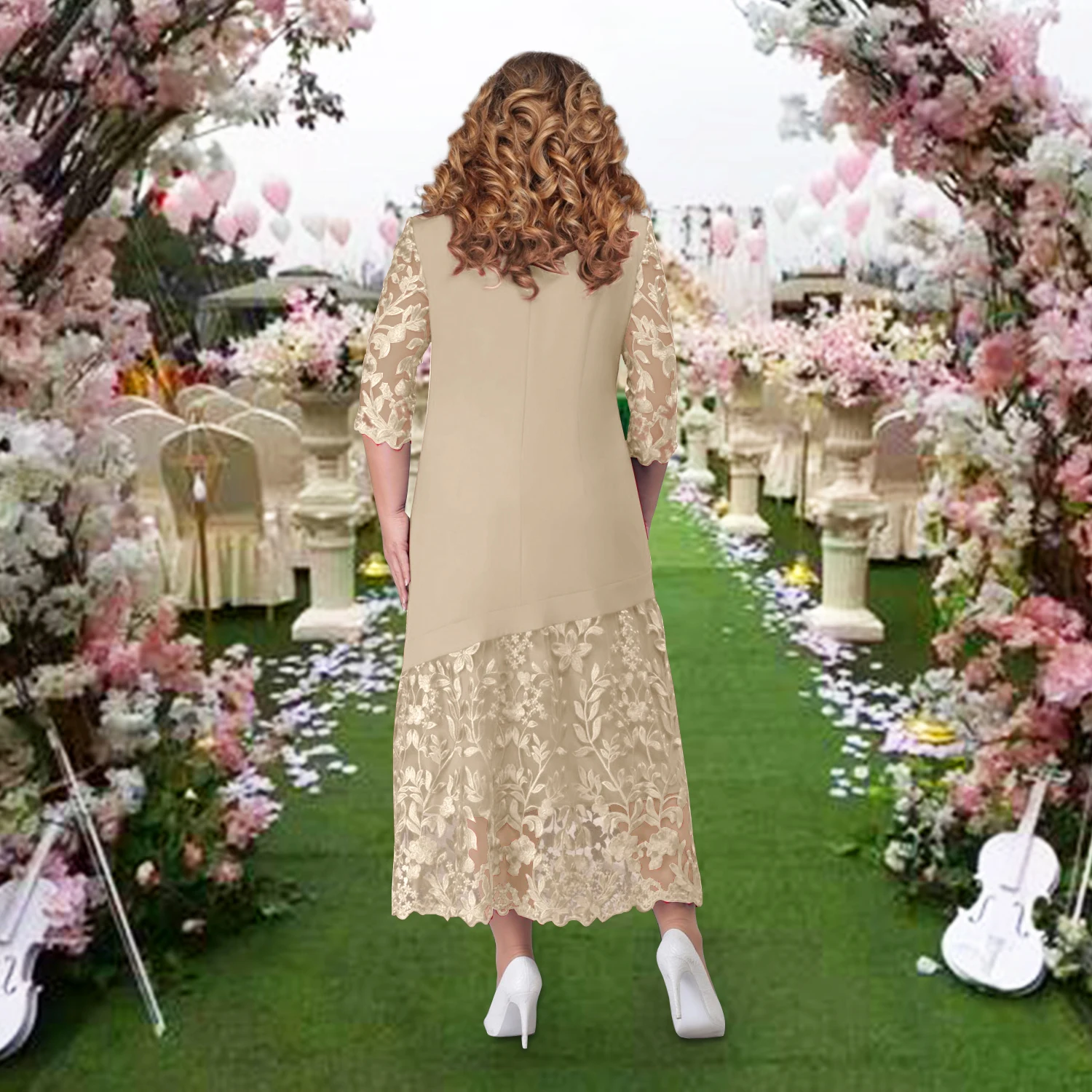Novi modeli Dolgo Večerno Obleko Plus Velikost Šifon Mati Nevesta Obleke s Formalno Stranko Obleko Haljo De Soiree