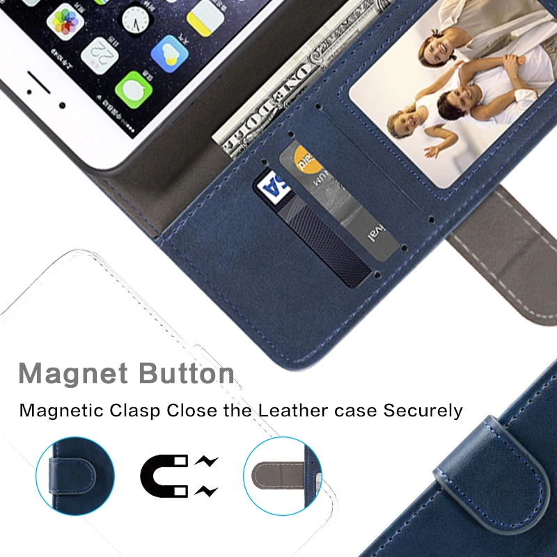 Ohišje Za Bluboo S3 Primeru Magnetni Denarnica Usnje Kritje Za Bluboo S3 Stojalo Coque Telefon Primerih