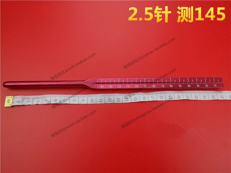 Ortopedski instrument 1.6 2.5 2.8 mm K ŽICE pin nohtov Globino profila Medicinske deepth šablona ravnilo ukrep Votlih kosti vijak dolžina AO