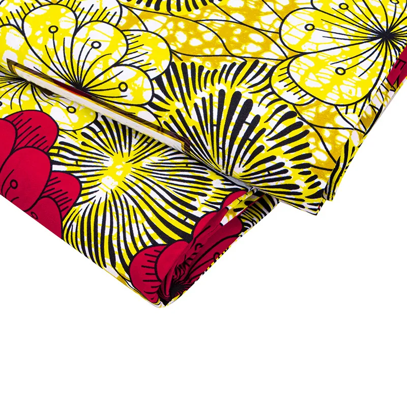 Poliester Afriki Nigerijski Tiskanje Tkanine Mozaik Pravi Vosek Tissu Šivanje Ženska Obleka Obrti DIY Tekstilnega Materiala, Dobro Ceno