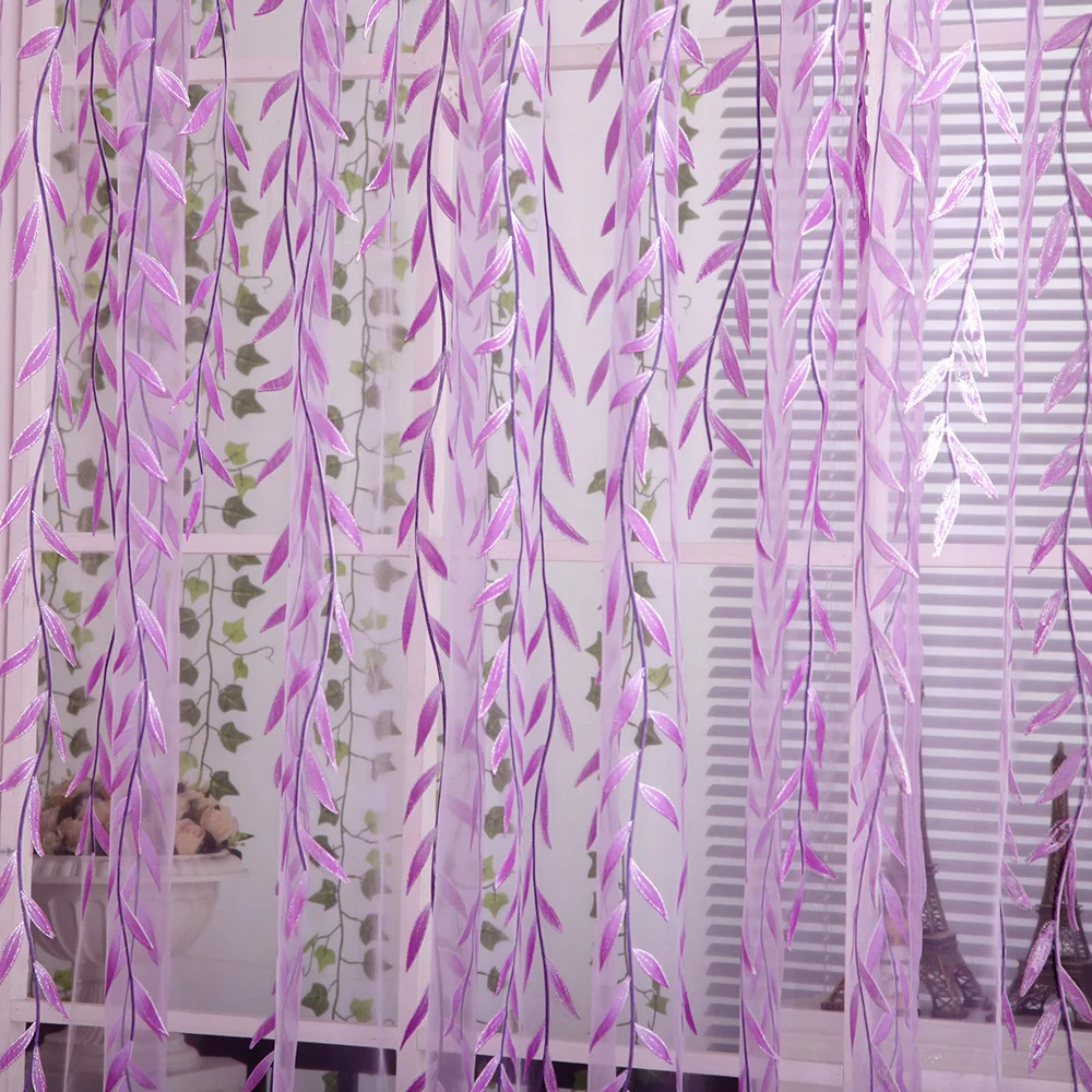 Protja offset natisnjeni Zaveso Tkanino kul okno Pastorala cvetlični Zavese za Okno Dnevna soba kuhinja