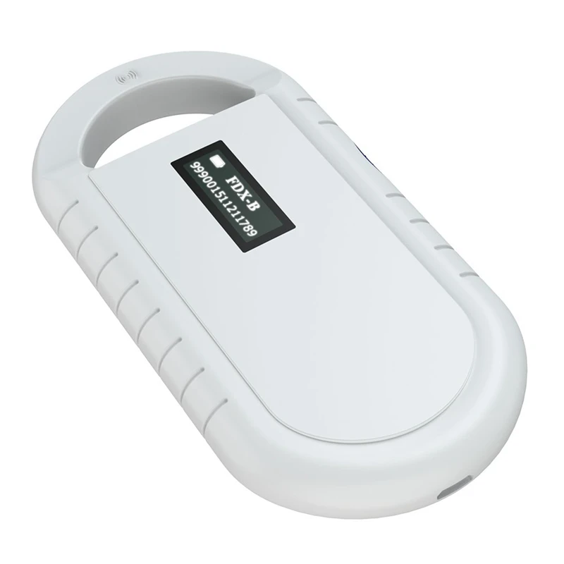 RFID Reader Pet Microchip Skener Ročni Živali Chip Reader Prenosni RFID Bralnik Podpira za ISO 11784/11785, FDX-B