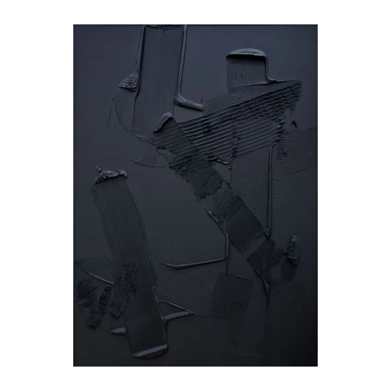 Ročno poslikano Abstraktnega Slikarstva Sodobne Dom Decor Art Stenski Dekor Minimalistične Umetnosti na Platno Teksturirane Slikarstvo Black Oljnih Slik
