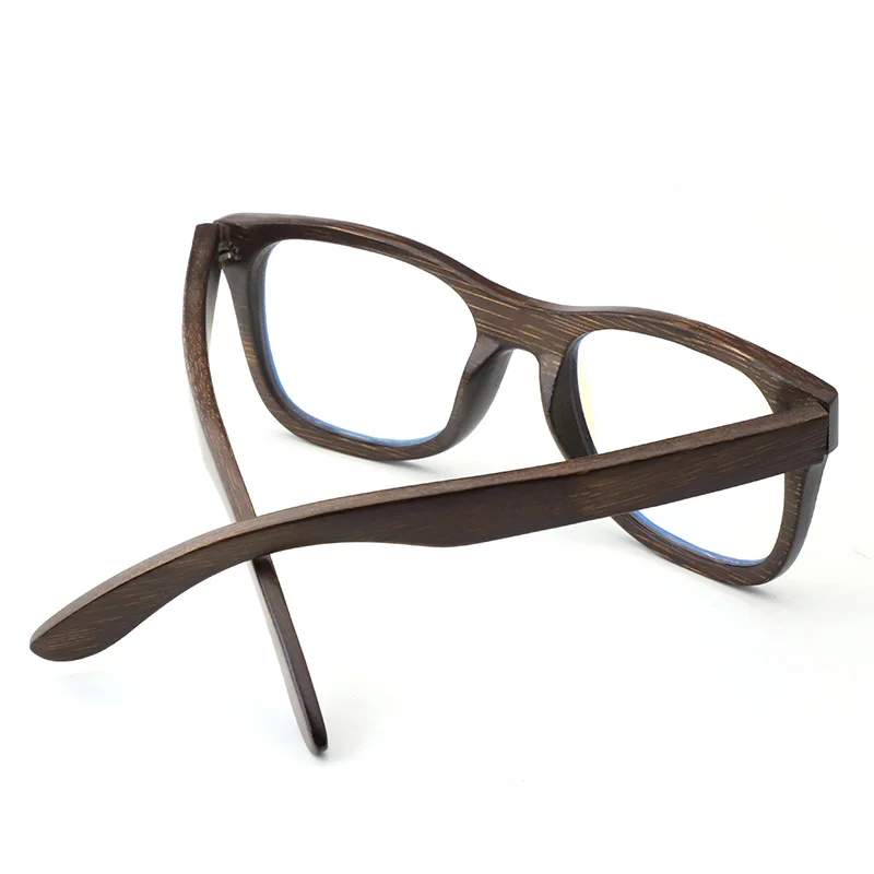 Ročno Unisex Modra Svetloba Blokiranje Očala Za Ženske, Moške, Bambus, Les, Okvirji Jasno Očala Računalnik Očala Očala