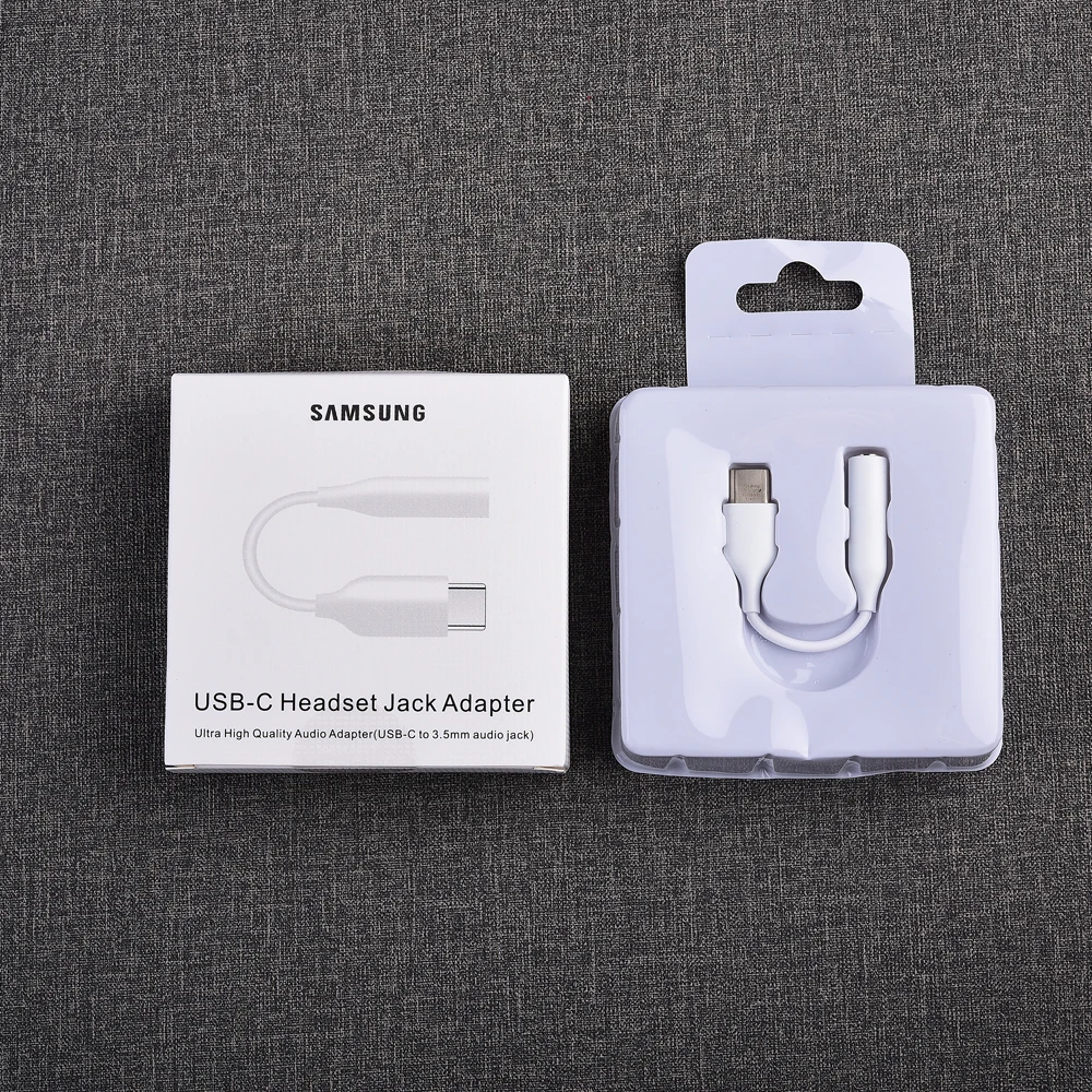 Samsung original Type C 3.5 Jack za Slušalke, Kabel USB C do 3.5 mm AUX slušalke Adapter Za SAMSUNG Galaxy S20 + OPOMBA 9 10 + pro A90