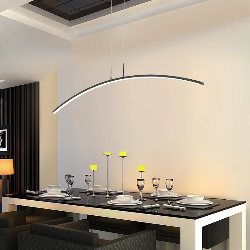 Skandinavski design obesek svetilka za Kuhinjo, Spalnica, Dnevna soba lounge dolgo lučka za prekinitev svetilka LED lestenec minimalističen