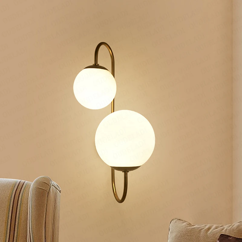 Sodobno minimalistično LED stenska svetilka spalnica železa postelji oltarja lučka hodnik, dnevna soba, TV ozadju stene lučka