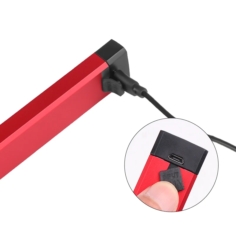 Super Svetla LED COB Delo Svetlobe, Baklo Polnjenje prek kabla USB Bela ali Rdeča Svetilka Magnetni Bliskavico Vgrajeno Baterijo