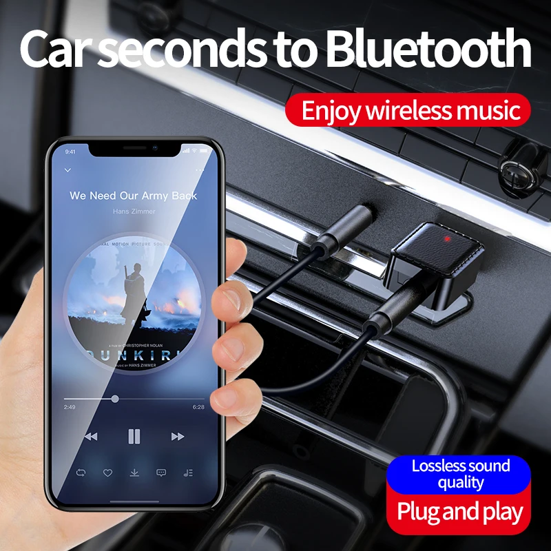 Tebe Mini 2 V 1 Bluetooth 5.0 Sprejemnik Oddajnik 3.5 mm Aux Wireless Audio Glasba nastavek Za Zvočnik Slušalke PC Avto