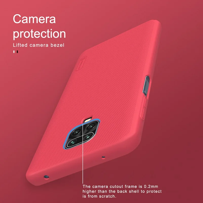 Telefon Primeru Za Xiaomi Redmi Opomba 9s Motnega PC Mat Težko Hrbtni Pokrovček 6.69