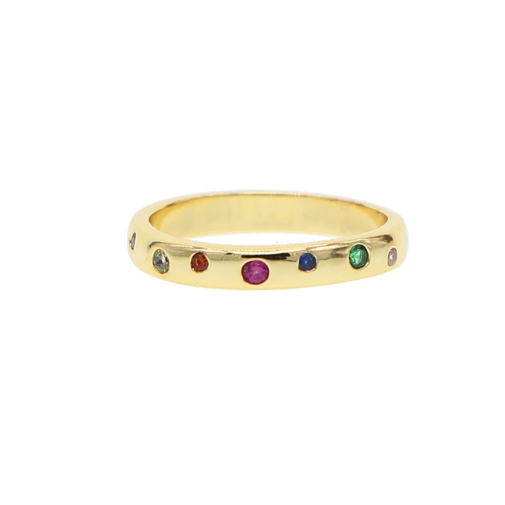 Večbarvna kamni band ring vrh kakovosti zlata barva iskrenje cz eleganco luksuznih modnih kup občutljivo nakit za moške, ženske
