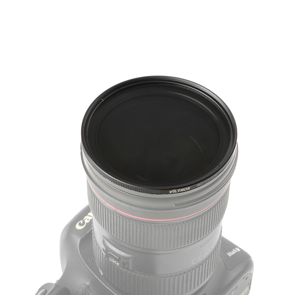 Viltrox Optično Steklo, Slim ND2-ND400 Nevtralni Zatemnitev Variabilni ND filter, Nastavljiv 52/55/58/62/67/72/77mm za Canon, Nikon