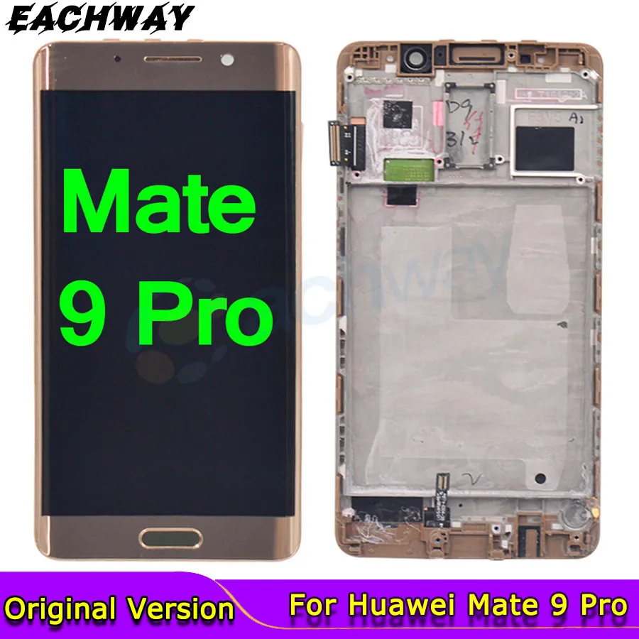 Za Huawei Mate 9 Pro LCD-Zaslon, Zaslon na Dotik, Računalnike Montaža Z Okvirjem Zamenjava Za 5.5