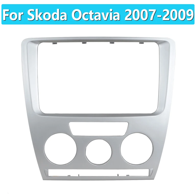 Za Skoda Octavia 2007 2008 2009 Avto DVD/CD Radio Stereo 2DIN Fascijo Plošča Uspela Okvir Facia Trim Namestite Nosilec za montažo