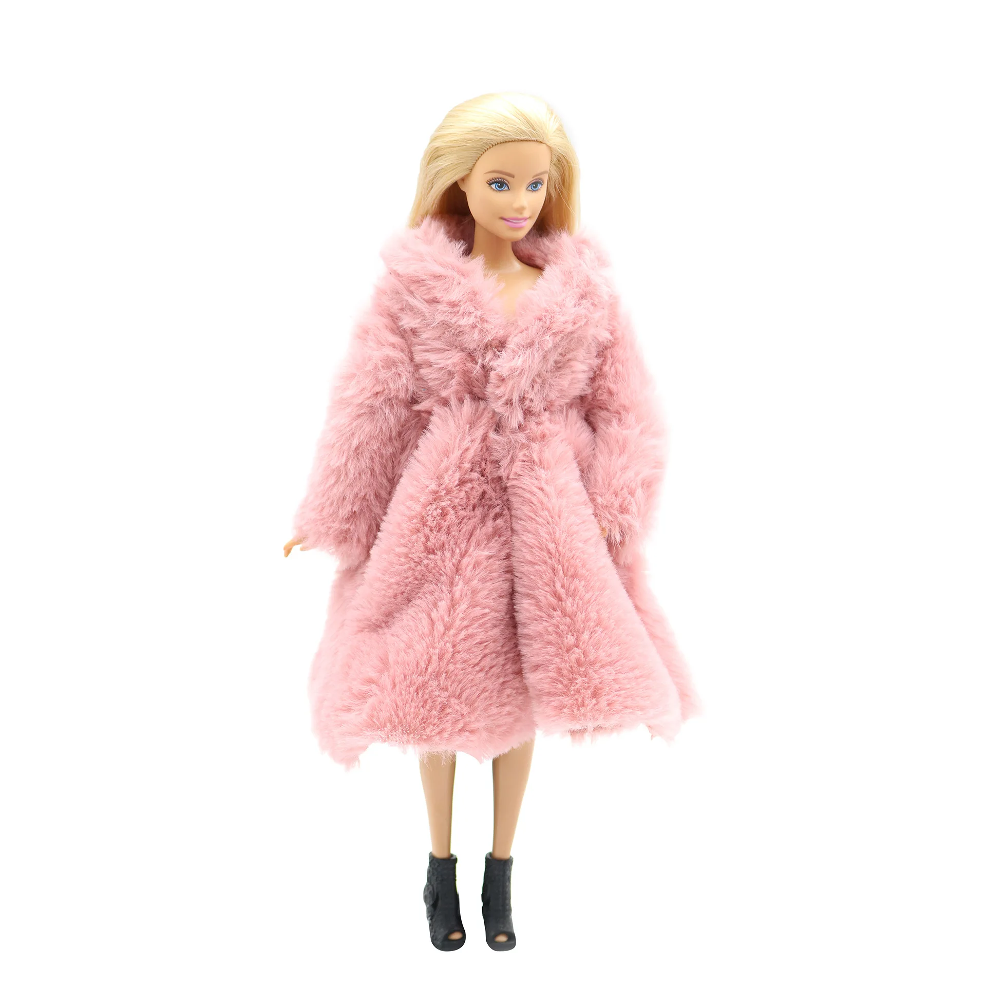 Zimski Modni Krzno Plašč Obleko Obleko Obleko za Barbie BJD FR SD Lutka Oblek igre Vlog Pribor Dekle Izobraževalne Igrače